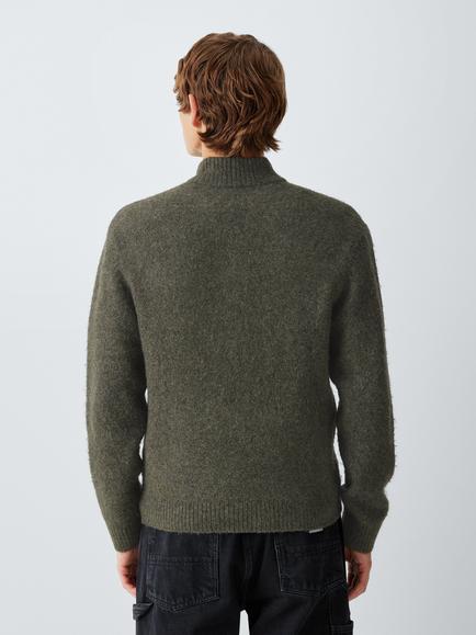 Carhartt WIP Curtis Zip Sweater Jacket, Tangled Shungite - view 2, Tangled Shungite