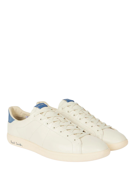 Paul Smith Chip Leather Trainers, Off White - view 2, Off White