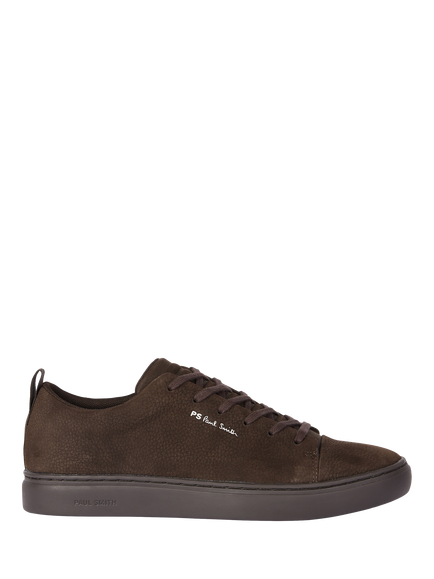 Paul Smith Lee Nubuck Lace Up Trainers, Chocolate, Chocolate