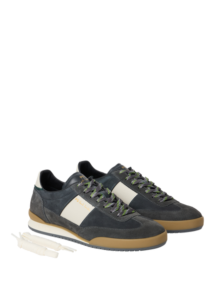 Paul Smith Dover Leather Trainers, Smoke - view 2, Smoke