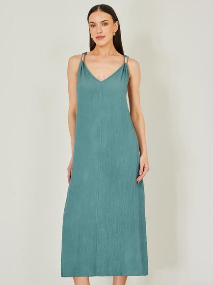 Yumi Maxi Beach Dress, Sea Green