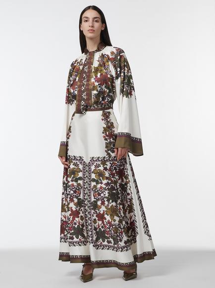 LEEM Floral Print Maxi Skirt, Multi - view 2, Multi