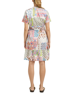 Smith & Soul Boho Patchwork Print Midi Dress, Multi - view 2, Multi