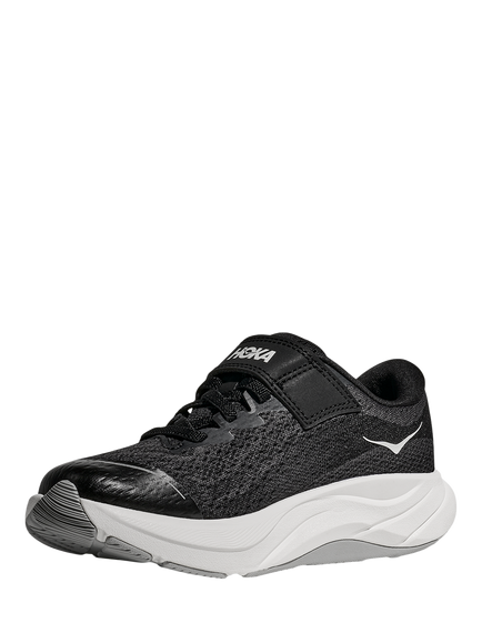 HOKA Kids' Rincon 4 Mesh Trainers, Black/White - view 2, Black/White