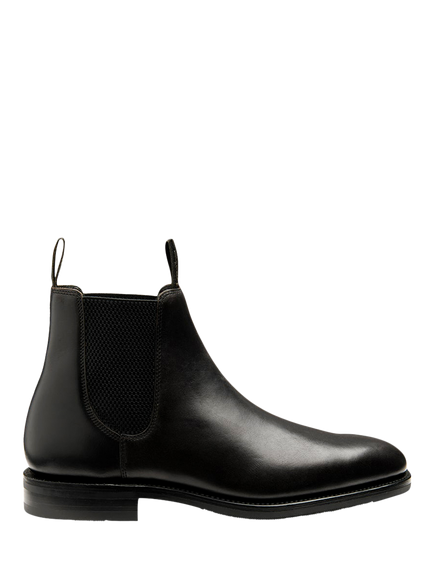 Loake Emsworth Leather Chelsea Boots, Black, Black