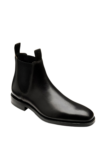 Loake Emsworth Leather Chelsea Boots, Black - view 2, Black