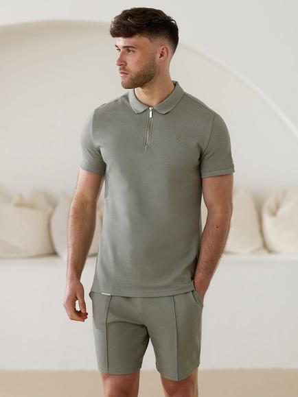 Gym King Portals Texture Shorts - view 2, Soft Khaki