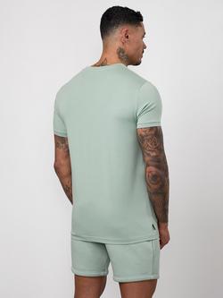 Gym King Fundamental Linear T-Shirt - view 2, Urban Sage