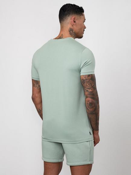 Gym King Fundamental Linear T-Shirt - view 2, Urban Sage