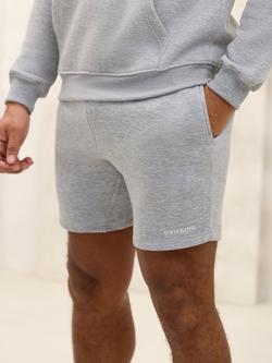 Gym King Fundamental Linear Shorts, Grey Marl