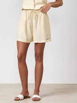 Gym King Signature Woven Paper Bag Shorts, Buttermilk