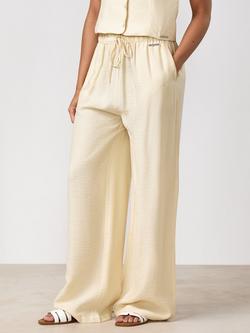 Gym King Signature Woven Paper Bag Trousers - view 2, Buttermilk