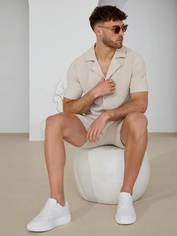 Gym King Signature Woven Texture Shirt, Clay - view 2, Clay