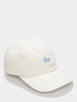 Aubin Arnside Cotton Baseball Cap, Navy, Ecru