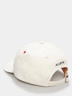 Aubin Arnside Cotton Baseball Cap, Navy - view 2, Ecru
