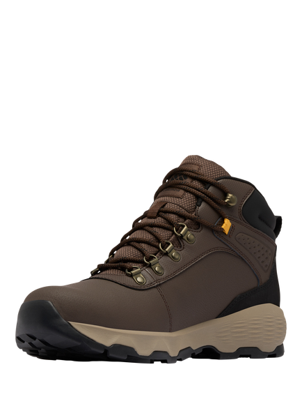 Columbia Newton Wander Waterproof Boots, Brown - view 2, Cordovan, Raw Honey