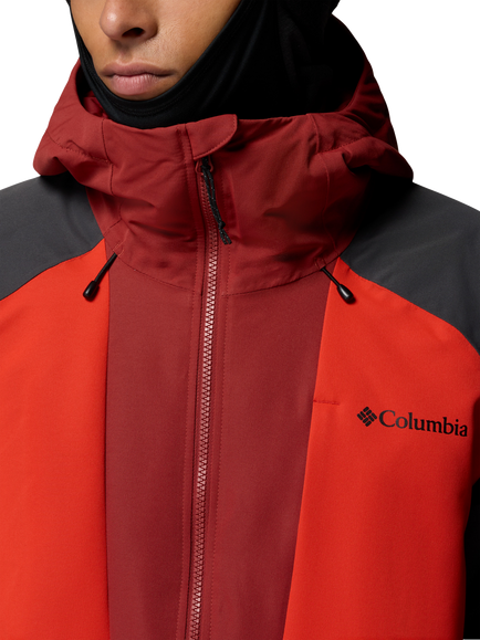 Columbia Men's Alpine Echo™ Insulated Ski Jacket - view 2, Red Oxide, Shark, S