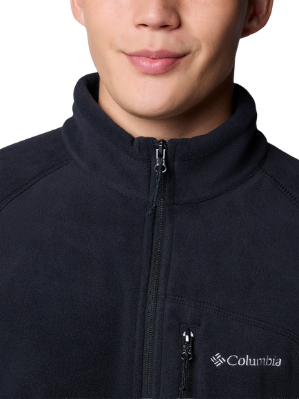 Columbia Fast Trek Half Zip Fleece Top, Black - view 2, Black