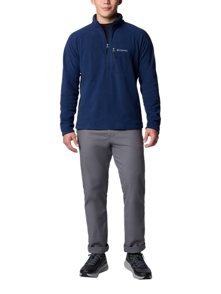 Columbia Fast Trek Half Zip Fleece Top, Collegiate Navy - view 2, Collegiate Navy