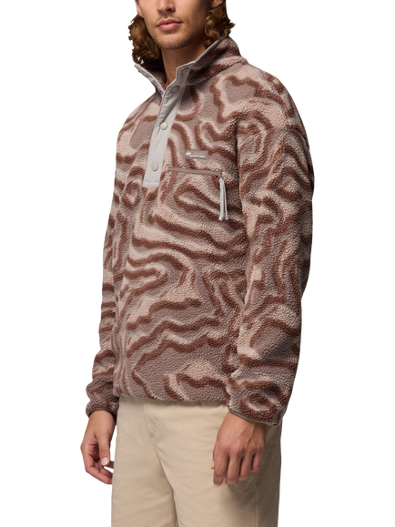 Columbia Helvetia II Printed 1/2 Snap Fleece, Multi - view 2, Iron, Topoglitch