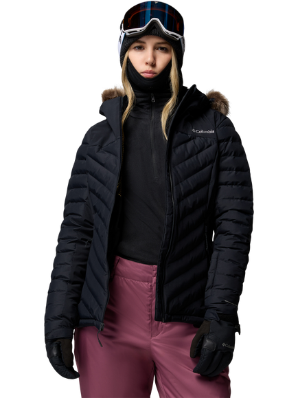 Columbia Bird Mountain III Insulated Down Ski Jacket, Black - view 2, Black