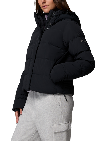 Columbia Amaze Puffer Hooded Jacket, Black - view 2, Black