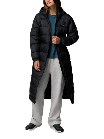 Columbia Pike Lake III Long Padded Jacket, Black, Black