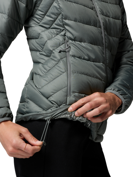 Columbia Powder Lite II Hooded Lightweight Jacket, Sedona Sage - view 2, Sedona Sage