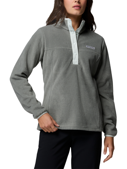 Columbia Benton Springs Fleece Pullover Top, Sedona Sage/Tea Li - view 2, Sedona Sage, Tea Li