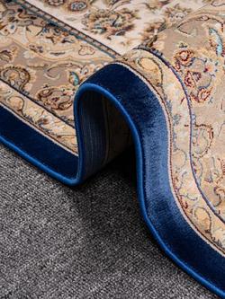 Gooch Luxury Abedeh Floral Rug, Blue - view 2, Blue