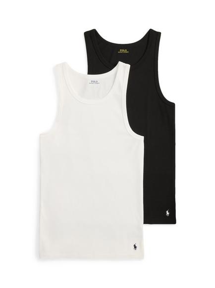Ralph Lauren Cotton Tank Undershirt, Pack of 2, Multi Multi, Multi Multi