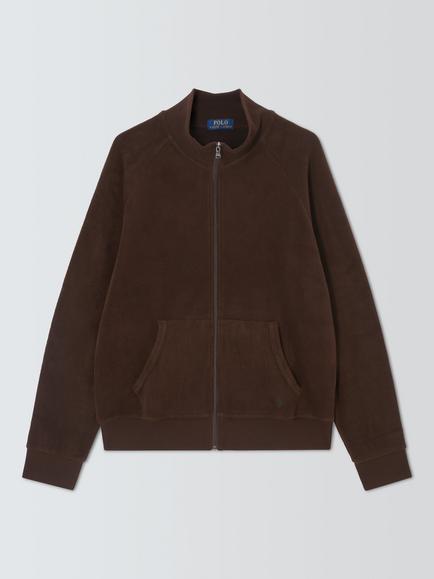Ralph Lauren Lounge Zip Top, Circuit Brown, Circuit Brown
