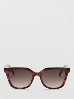 Mango Square Sunglasses, Chocolate - view 2, Chocolate