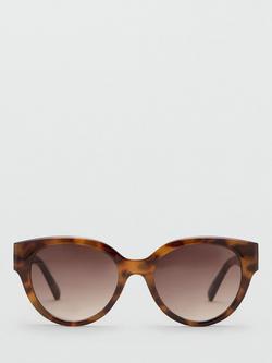 Mango Cat's Eye Sunglasses, Chocolate, Chocolate
