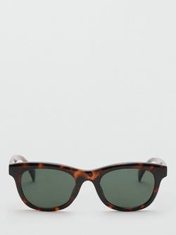 Mango Tortoiseshell Cat’s Eye Sunglasses, Chocolate, Chocolate