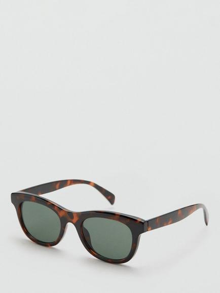 Mango Tortoiseshell Cat’s Eye Sunglasses, Chocolate - view 2, Chocolate