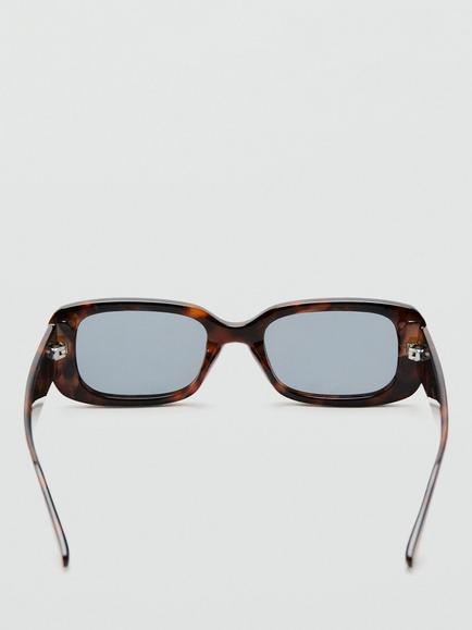 Mango Rectangular Sunglasses, Chocolate - view 2, Chocolate
