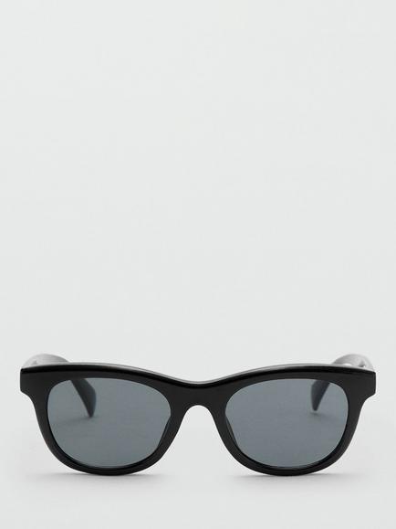 Mango Cat's Eye Sunglasses, Black, Black