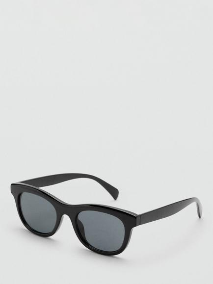 Mango Cat's Eye Sunglasses, Black - view 2, Black