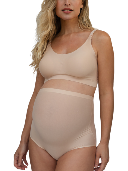 Bye Bra Maternity Bra Top, Beige, Beige