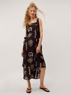 Monsoon Mafalda Lace Dress, Black, Black