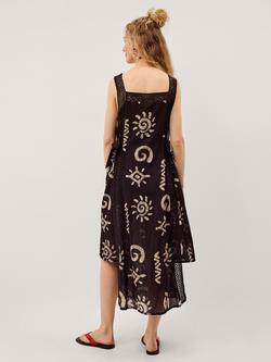 Monsoon Mafalda Lace Dress, Black - view 2, Black