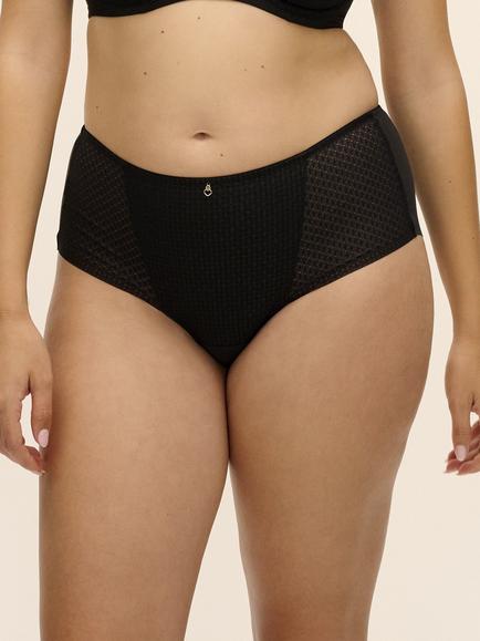 Fantasie Evolution Comfort High Waist Knickers, Black, Black