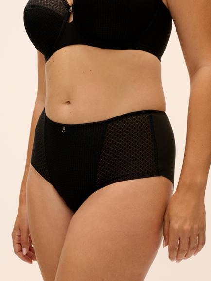 Fantasie Evolution Comfort High Waist Knickers, Black - view 2, Black