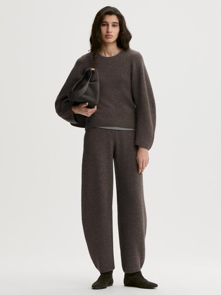 By Malene Birger Bianca Merino Wool Blend Jumper, Brown, Brown