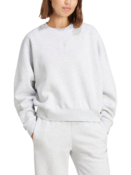 adidas Women's Feelcozy Sweatshirt, Grey, Grey