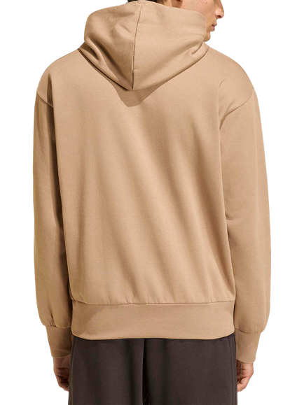 adidas Feelcozy Men's Cotton Rich Hoodie, Khaki - view 2, Khaki