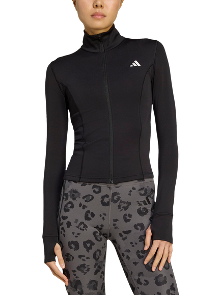 adidas CLIMACOOL Zip-Through Jacket, Black, Black