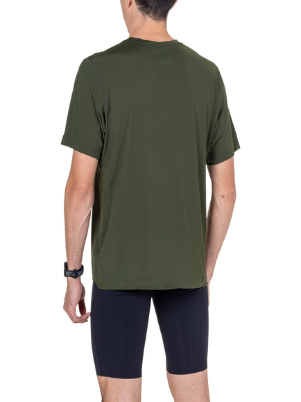 Ronhill Tech Crew Neck T-Shirt, Kelp - view 2, Kelp