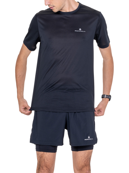 Ronhill Core Crew Neck T-Shirt, Black, Black